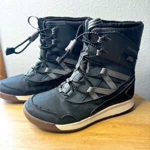 Merrill Snow Crush Kids Winter Snow Boots